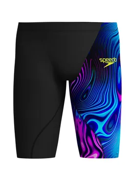 Mens Fastskin Lzr Ignite Gradient Jammer Shorts (Black/purple) - Speedo - FashionsVida