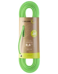 Corde d'escalade légère et fine - Siskin Eco Dry 8,6Mm Neon Green - Taille 70 m - Vert