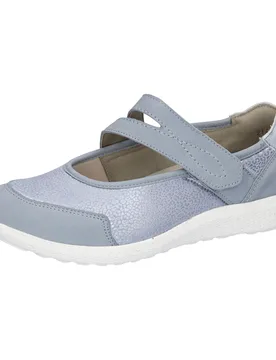 Damen-Halbschuh „Ira“ blau 39,5 Damen - Waldläufer - FashionsVida