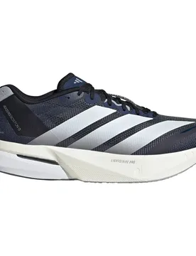 Adizero Boston 13 Running Shoes Dark Blue / Ftwr White / Halo Silver UK 9 Men - Adidas - FashionsVida