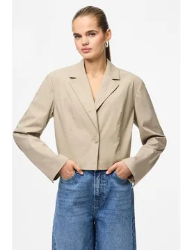 Pieces - Blazer corta de mujer - Pieces - FashionsVida