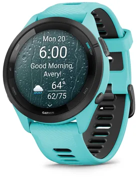 Montre GPS - Forerunner 265 Aqua - Bleu - Garmin - FashionsVida