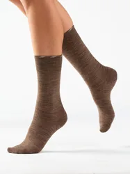 Lammwoll-Socken 2 Paar - Taupe - male - Size: 45-47