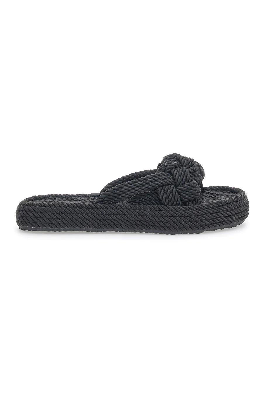Ciabatte In Corda 6480 Nere 36 - Pittarello - FashionsVida
