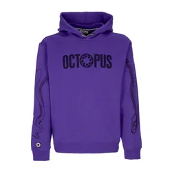 Felpa Cappuccio Uomo Outline Logo Hoodie Purple