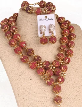 Dudo African Nature Coral Beads For Nigerian Wedding Jewelry Sets 2025 - Aliexpress - FashionsVida