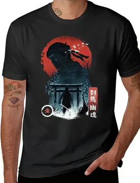 New Ghost of Tsushima Art Moon T-Shirt quick drying basketball graphic tees anime tshirt summer tops Men's t-shirt - Aliexpress - FashionsVida