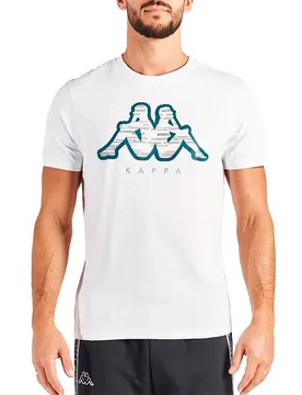 Maglietta A Maniche Corte Galina White M - Kappa - FashionsVida