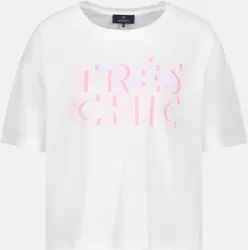 T-Shirt mit Schriftzug Weiß 44