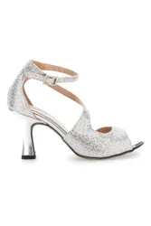 Scarpe da ballo argento con cinturino 4514 39