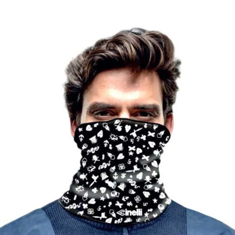 Scaldacollo Icons Black / White - Cinelli - FashionsVida