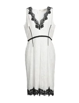 Midi-Kleid Damen Weiß 32 Damen - Anna Molinari - FashionsVida
