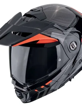Casco Moto Modulare Adventure P/J ADX 2 LEWIS Nero taglia S - Scorpion - FashionsVida