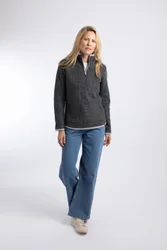 Beye Womens 1/4 Zip Grid Fleece - - Size: 12