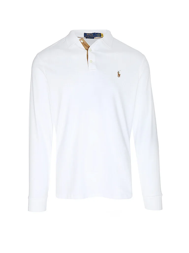 Poloshirt Custom Slim Fit blanco S - Ralph Lauren - FashionsVida
