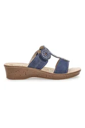 Ciabatte 2684 Navy con Strass 39