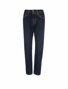 Mom Jeans 501 Salsa 7/8 dunkelblau 27/L28 Damen - LEVI'S® - FashionsVida