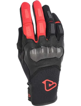 Guanti Moto CE Carbon G 5.0 Nero Rosso taglia L - Acerbis - FashionsVida
