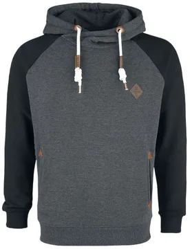 Kapuzenpullover - Marybank - S bis XXL - für Männer - Größe XXL - dunkelgrau meliert - Männer - male - INDICODE - FashionsVida