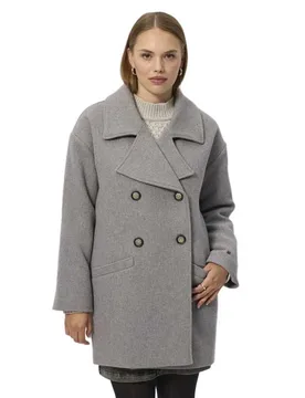 Manteau Senta Light Grey Melange M - Redgreen - FashionsVida