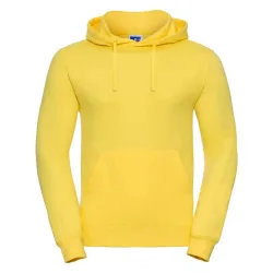Mens Plain Hoodie (Yellow) - Size X-Small