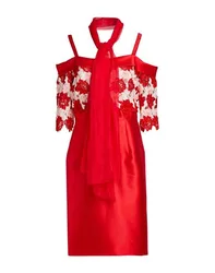 Midi-Kleid Damen Rot 38 Damen