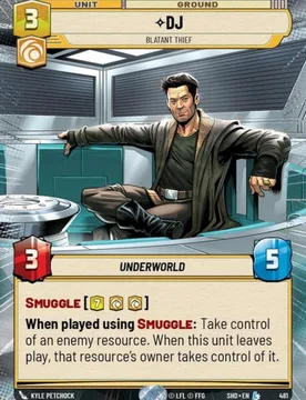 DJ, Blatant Thief (Hyperspace Foil) - Star Wars: Unlimited - FashionsVida