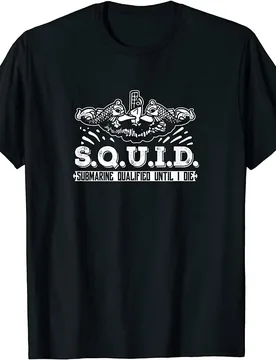 US Military Submarine Gift For A Veteran Submariner T-Shirt Black Men's 100% Cotton Casual T-shirts Loose Top Size S-3XL - Aliexpress - FashionsVida