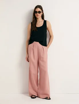 Sfera - Pantalón lino vestir - Sfera - FashionsVida