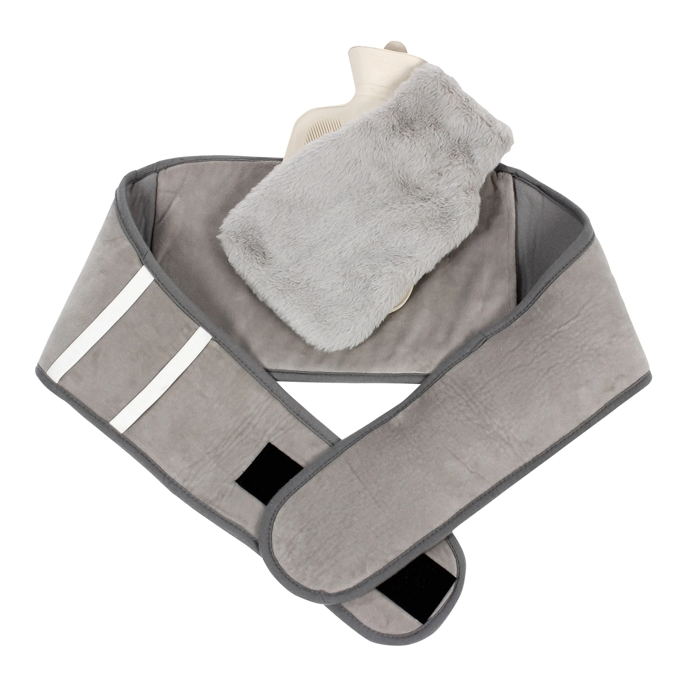Wärmflaschengürtel "4 in 1" grau - Vital Comfort - FashionsVida