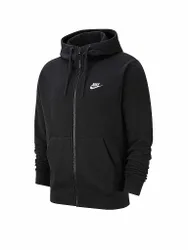Sudadera con capucha para hombre Sportswear Club negro XXL