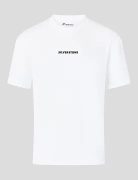 Silverstone Unisex Heritage Short Sleeve T-shirt - White 2XL unisex - Castore - FashionsVida
