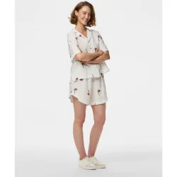 Pantalón corto de algodón de mujer