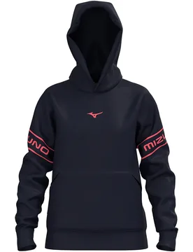 Athletics Hoodie Baritone Blue M Women - Mizuno - FashionsVida