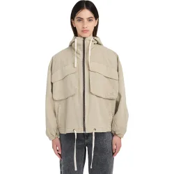 Parka con capucha de mujer Ripstop