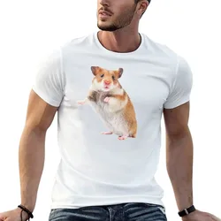Cute Hamster T-Shirt Basic Comfort Fit T-Shirt for Men