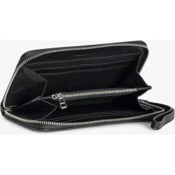 Zadig & Voltaire - Cartera grande de piel granulada