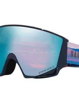 Masque De Ski Flow Scape M Mikeala Shiffrin Signature Prizm Sapphire & Prizm Iced/CAT3+CAT2 Homme - Oakley Goggles - FashionsVida