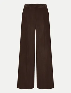 Wide-Leg Cordhose Shiloh Braun 36 - Seductive - FashionsVida