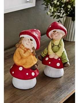 Dekofigur Herbst "Lisa" auf Fliegenpilz - Eldo - FashionsVida