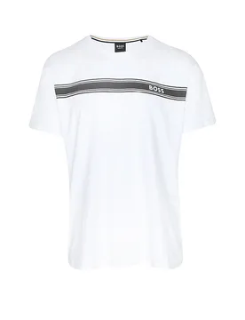 Boss T-shirt Loungewear bianco M - BOSS - FashionsVida