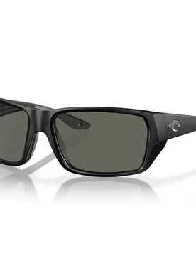 Lunettes De Soleil Polarisées Tailfin Matte Black 2 Gray 580G/CAT3 unisex - Costa - FashionsVida