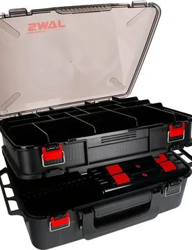 Jaws Two Compartment Lure Box Black 47 x 34 x 19 cm unisex - Mikado - FashionsVida