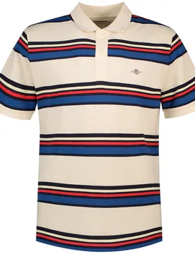 Polo à Manches Courtes 2014107 Creamed White S - Gant - FashionsVida
