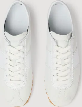Zapatillas deportivas de hombre bajas de cuero y ante - sandro - FashionsVida