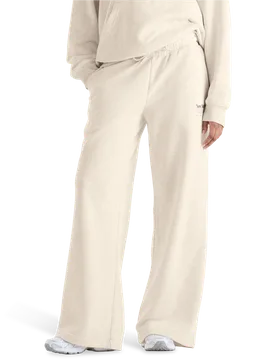 Terry Women Pants - Beige - Size S - Cotton Jersey - Beige - Size: Small - New Balance - FashionsVida
