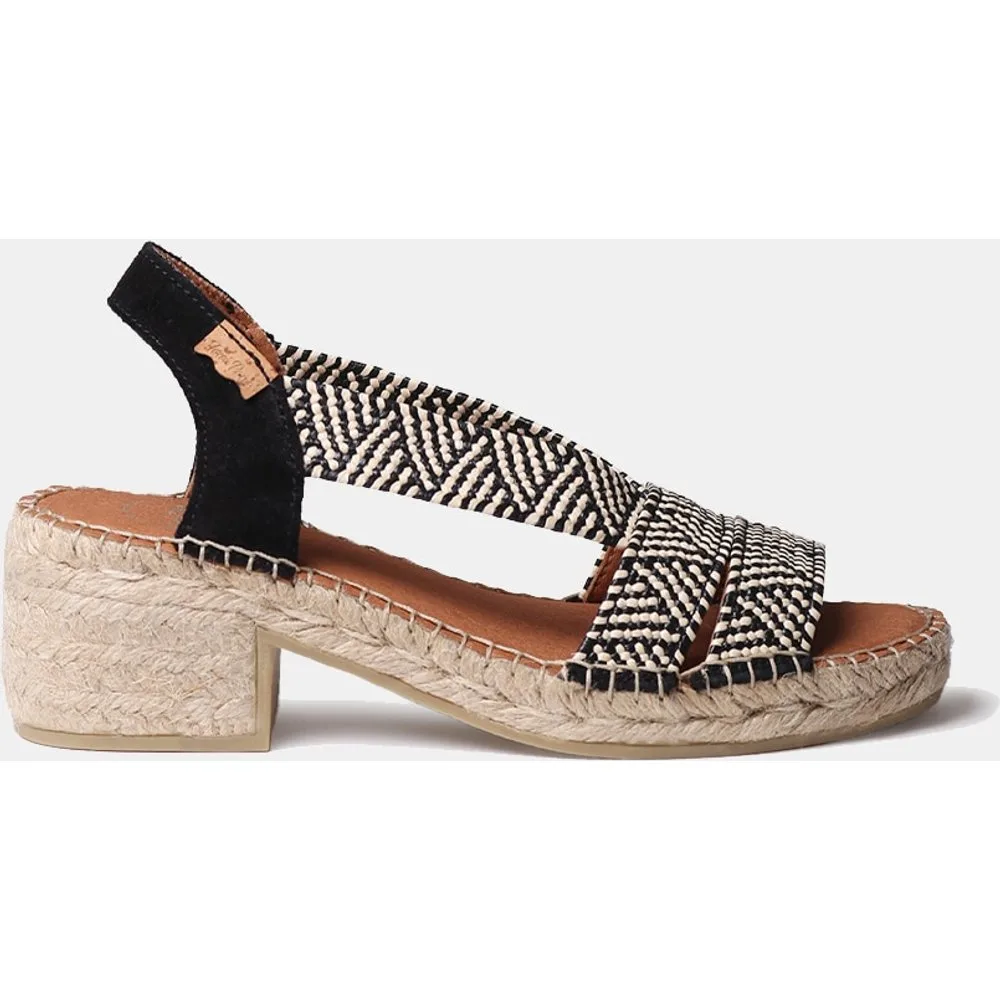 Alpargata de tacón para mujer con bandas elásticas - Toni Pons - FashionsVida