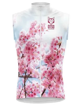 Gilet Almon Blossom White / Pink XL - OTSO - FashionsVida