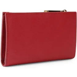 Cartera plegable con cremallera