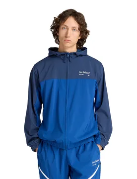 New - Reimagined Woven Graphic Jacket - Jacke-Windbreaker - blau - Herren - Size: M - Balance - FashionsVida